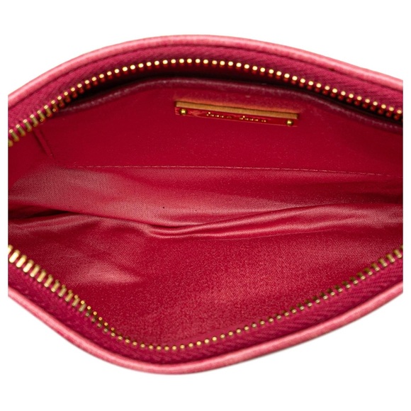 Miu Miu Pink Matelasse Lambskin Leather Clutch - Picture 5 of 9